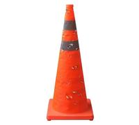 Traffic Cones - Reflective Orange Safety Caution Cones - Stable Gadget Caution Barrier for Construction Industrial Playground Sports Training Parking Soccer Practice School Kids Driveway