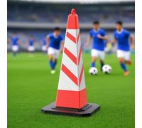Traffic Cones with Black Weighted Base, Safety Cones with Reflective Strips, Driveway Stop Barrier Traffic Cone, for Construction Events, Driveways, Parking Lots, Hazard Warning(Red,4pack)