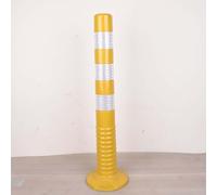 Traffic Control Bollards 75cm Flexible Delineator Posts with Reflective Stripes Blue Safety Barriers for Effective Traffic Management Durable Plastic