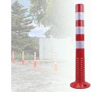 Traffic Control Bollards - Flexible Delineator Plastic Posts with Reflective Strips for Road Safety and Effective Traffic Management