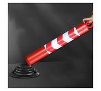 Traffic Delineator Post Cones, Plastic Safety Bollard Cones Driveway Barrier with Reflective Strip for Construction Events Road, Parallel Parking, School Community Entrance Control(80cm/31.5cm Tall)