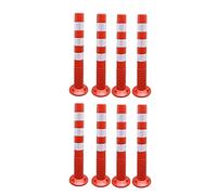Traffic Delineator Posts, Reflective Caution Cones for Road Safety, Plastic Traffic Barriers for Parking Security,