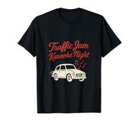 Traffic Jam Karaoke Night Retro City Pride Design T-Shirt
