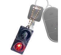 Traffic Light Keychains - Traffics Lights Key Ring, Creative LED Signal Lighte Keychaine for Car | Novelty Pedestrian Keye Holder, Small Street Signals Keyrings Toy for Adult, Kid, Student, Women, Men