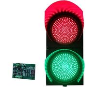 Traffic Light - LED Red Green Stop and Go Signal Lights, Industrial Grade Traffic Control Lamp for Dock Bay, Warehouse, Parking Warning Indicator(200mm/8in-12V)