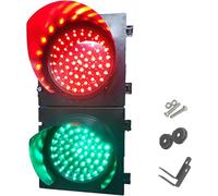 Traffic Light LED Wall Lamp - Red Green Stop Lights Signal- Industrial Vintage Style, Waterproof Housing - for Cafe, Bar, Club, Shop Warning Decoration(110V-Circulation Light)
