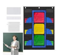 Traffic Light Pocket Chart - Student Conduct Chart, Behavior Board at Home | Red Yellow Green Signals, Behavior Control, Whole Monitoring Practice