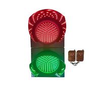Traffic Light, Red/Green Stop and Go Light, Traffic Signal Light, PC Housing Waterproof IP65 Industrial LED Traffic Stop Light, Dock Bay Indicator Warning Light 200mm(8inch)(12v,With remote control)