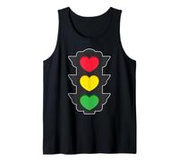 Traffic Light Red Yellow Green Stop Go Traffic Signal Tank Top