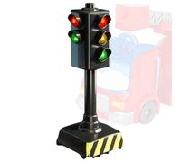 Traffic Light Toy: Mini Lamp Color Change Alert Pole, Interactive Glow Pattern Piece, Attractive Street Sign Simulation Shape | With Fun Use For Game Tables