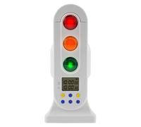 Traffic Light Visual Audio Digital Timer Double Modes Count Down Clock Pomodoro Time Management Education Tool LCD Display Volume Adjustment for Kids Toddler Teachers Classroom