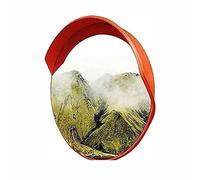 Traffic Mirror,Convex Mirror,Convex Security Mirror Round Road Traffic Mirror Convex Mirror，Wall Fixing Bracket(45cm)