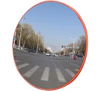 Traffic Mirror,Safety Convex Mirrors Convex Traffic Mirror Security Mirror ，230° Wide Angle Security Curved Road Mirror Traffic Driveway Safety with Mounting Accessories (Color : Indoor, Si