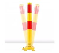 Traffic Safe Cones 1 to 4 Pack Parking Bolds with Sile Anti Collis Ring for Driveway Streets Subway Commercial ng Traffic Delineators for Driving Practice & Road Safe