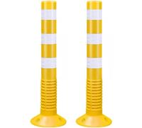 Traffic Safe Posts Flexible Caut Bolds for Par Garden Pathways Streets & Commercial Use Weather Resistant Easy Installat High Visibili