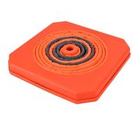 Traffic Safety Collapsible Road Cone with Reflective Strip, 70cm Height - Durable ABS Base, Portable Design, Ideal for Traffic Control and Parking Management