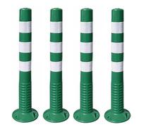 Traffic Safety Cone 29.5 Inch Reflective Road Cones, Parking Bollard for Driver Training, Plastic Delineator Post for Crowd Control, 3 Pack
