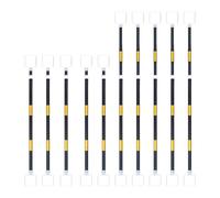 Traffic Safety Cones,3.3Ft-6.6Ft Adjustable Safety Cone Connection Bar, Retractable Traffic Cone Bars/Warning Cone Poles For Driveway/Construction Sites, 10 20 30 40 50 P,10 Pack-4ft-6.6ft/1.2m-2m