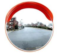 Traffic Safety Mirror, 220-Degree Wide Angle, Adjustable Bracket, High-Durability Acrylic Clear View for Blind Spot, Driveway, Garage, Retail & Industrial Use, 60cm