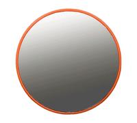 Traffic Safety Mirror - Convex Driveway Lens, Outdoor Garage View | Wide Angle Shatterproof Acrylic Mirror, Heavy Duty Security Scope + Warehouse Parking Lot Corner Visibility Pedestrian Safety Aid