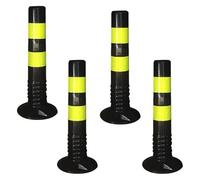 Traffic Safety Posts for Construction Zone Caution and Road Delineation - Flexible Design for Enhanced Visibility and Safety