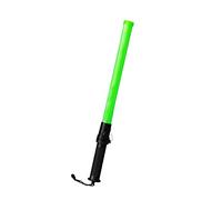 Traffic Safety Wand Baton LED Light - Green | Battery Powered Safety Baton with Flashing Mode | Road Safety Warning Flashing Light for Traffic Control, Parking Areas (1Pc Green)