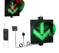 Traffic Signal Light, Wall Mount Industrial Lamp, Warning Indicator for Loading Docks, Car Washes, Malls, Parking Lanes