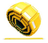Traffic Speed Bump - Foldable Reflective Plastic Portable Heavy Duty Vehicle Speed Hump for Driveway and Pavement Use, Ideal for Enhancing Road Safety