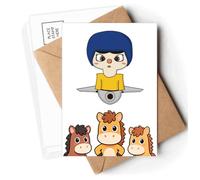 traffic tool plane cloud fly fast uu Postcards Envelopes Cards Mailing Year Horse