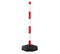 Traffic Warning Column - Reflective Safety After The Road, Movable Traffic Barrier Pole | Adjustable Warning Pillar Vehicle Control, Pedestrian Crossing, Parking Zones, Temporary Lane Setup Wi