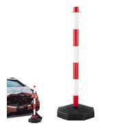 Traffic Warning Pile - Movable Safety Crossing Sign, Reflective Adjustable Barrier Column, Durable Construction Zone Marker | Vehicle Restriction Road Work Parking Lot Driveway Delineator