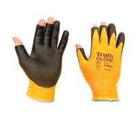 Traffiglove TG350 3 Digit Cut Level 3 Safety Material Handling Grip Work Gloves Size 7 x30