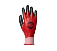 TraffiGlove Traffi Tg1060 Cut A Waterproof Nitrile Full Dip Glove Pack Of 10 Size 9