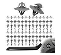 Trafic Side Door Moulding Panel Trim Clips with Pry Bar, 100 Pcs | Plastic Car Trim Fasteners Compatible with Vivaro Trafic Sprinter Van Door Bumper Side Panels and Body Moulding Repair,
