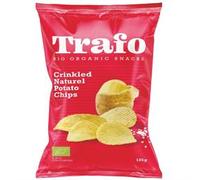 Trafo Organic Crinkle Cut Salted Crisps 125g