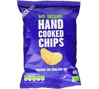 Trafo Organic Hand Cooked Rosemary and Himalaya Salt Crisps 40 g (Pack of 15)