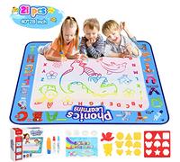 Tragik Toddler Toys for 2 3 4 5 Year Old Boys Girls, Water Mat Gifts for 2-6 Year Girls Stocking Fillers, Educational Toys for 2-5 Year Olds Water Mat Birthday Gift for Kids