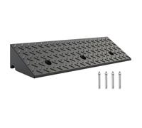 TRAGLO Driveway Kerb Ramp Portable Curb Ramps Heavy Duty Wheelchair Ramps 100cm Car Ramps with Slip-Resistant Surface for Motorhome Truck Scooter Bike(Size:100x30x12cm)