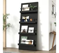 TRAGLO Vertical Magazine Rack Wall-Leaning Vinlys Display Stand Holder