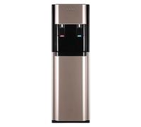 TRAGLO Water Dispenser, Hot and Cold Water Dispenser, Bottom Loading Water Cooler Empty Bottle Indicator Light for Home and Office Use Gold
