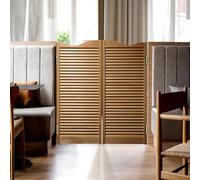 TRAGLO Wood Swinging Door Louvered Cafe Interior Saloon Doors with Hinges Hardware Height 100cm Swing Half Door for Hallway Kitchen Doorway Bar(90x100cm(35.4x39.4in))