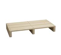 TRAGLO Wooden Step Stool, Portable Bed Steps Indoor Outdoor High Riser Step Stool with Non-Slip Pads One Step Stool for Kitchen, Bathroom, Doorway(60x30x15cm)