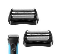 TRAH 2 Packs 21B Series 3 Electric Shaver Head Compatible with Braun Series 3 Foil Shaver Heads 21b 3010s, 3040s,5409,etc for Braun Part 21b