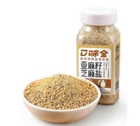 TraiHuyan Flaxseed Sesame Salt 80g, Low Sodium Seasoning Blend with Omega 3 Rich Flaxseed and Sesame Seeds, Vegan Keto Friendly Condiment for Salads Eggs Rice Bowls