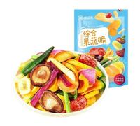 TraiHuyan-Freeze-Dried Mixed Fruit, Fruit and Vegetable Crisps,100g, Healthy Snack,Fresh, Crispy, and Delicious,Great for Home, Office, Afternoon Tea, and Sharing While Traveling