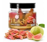 TraiHuyan Red Guava Dried Fruits Snacks200g，Low Temperature Slow Dried Guava Preserves,，Delicate Plump & Non-Dry, Casual Craving-Satisfying Snack