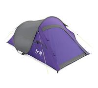 Trail 2 Person Pop Up Tent, Lightweight 2 Man Festival Camping Tent, Fast and Easy to Pitch, Single Skin with 1500mm Hydrostatic Head, Carry Bag Included (216cm x 118cm x 90cm)