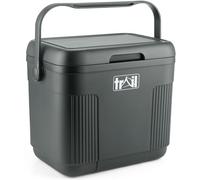 Trail 22L Cool Box with Ice Blocks, Dark Grey