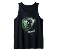 Trail Beast Mountain Biker in Action Tank Top