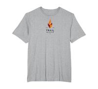 Trail Blazer: Adventurous Spirit T-Shirt, Men's Big and Tall, Heather Grey, 6X Tall